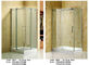 Recintos de cristal moderados de la puerta de la ducha con la puerta deslizante lateral del rodillo el superior proveedor