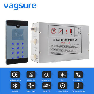 China Equipo impermeable del baño de vapor IPX5 con la pantalla LCD táctil/el panel de control de Bluetooth proveedor