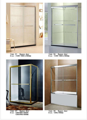 China 2 recintos/paseo de la puerta de la ducha de la puerta de puente en recintos de la ducha modificaron tamaño para requisitos particulares proveedor