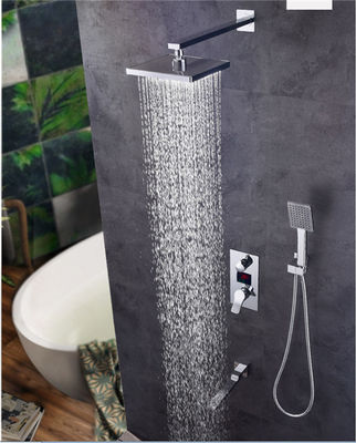 China Cabezal de ducha y grifo del indicador digital, cabezal de ducha del tamaño de los 8.5*10.5cm y sistema de la manija proveedor