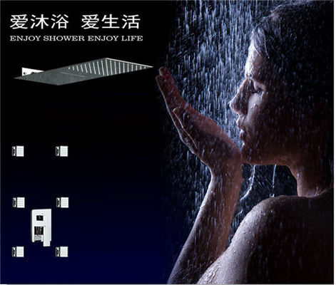 China Galvanización que rectifica en sistemas del grifo de la ducha de la pared con seis jets ajustables del masaje proveedor
