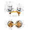 Válvula material de cobre amarillo del mezclador de la ducha, válvula de mezcla fría caliente con/4/5 el mercado 2/3 proveedor